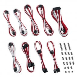 CableMod Classic ModMesh RT-Series Cable Kit ASUS ROG / Seasonic - weiß/rot