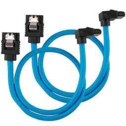 Corsair Premium Sleeved SATA-Kabel gewinkelt