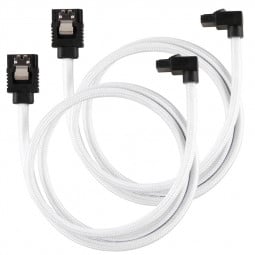 Corsair Premium Sleeved SATA-Kabel gewinkelt