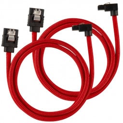 Corsair Premium Sleeved SATA-Kabel gewinkelt