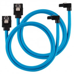 Corsair Premium Sleeved SATA-Kabel gewinkelt