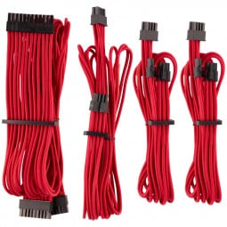 Corsair Premium Sleeved Kabel-Set (Gen 4) - rot