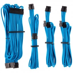 Corsair Premium Sleeved Kabel-Set (Gen 4) - blau