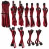 Corsair Premium Pro Sleeved Kabel-Set (Gen 4) - rot/schwarz