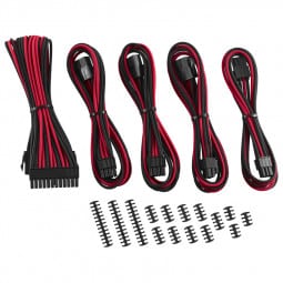CableMod Classic ModMesh Cable Extension Kit - 8+6 Series - schwarz/rot
