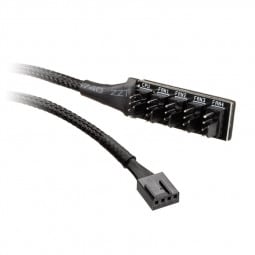 Akasa FLEXA FP5H PWM Splitter Hub - schwarz