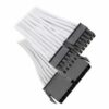 BitFenix 24-Pin ATX Verlängerung 30cm - sleeved weiß/schwarz
