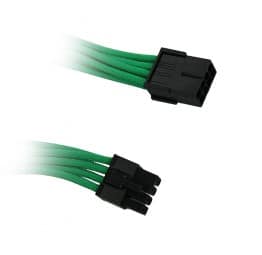BitFenix 8-Pin PCIe Verlängerung 45cm - sleeved grün/schwarz