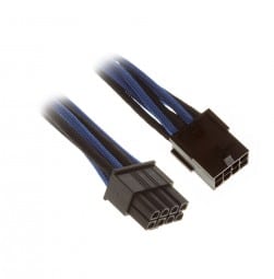 BitFenix 8-Pin PCIe Verlängerung 45cm - sleeved schw./blau/schw.
