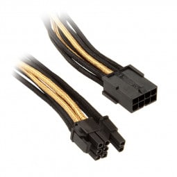 SilverStone PCI-8-Pin zu PCIe-6+2-Pin Kabel