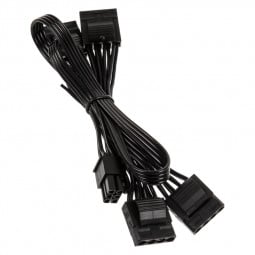 Kolink modulares Anschluss-Kabel für Continuum-Netzteile 4x Molex - schwarz