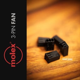 MDPC-X 3-Pin Fan Connector by Molex - schwarz