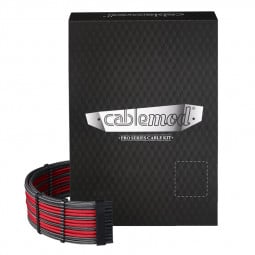 CableMod C-Series PRO ModMesh Cable Kit für Corsair AXi/HXi/RM (Yellow Label) - carbon/rot