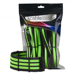 CableMod PRO ModMesh Cable Extension Kit - schwarz/hellgrün