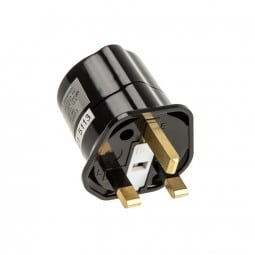 Brennenstuhl Travel Adapter DE Buchse auf UK Stecker - schwarz