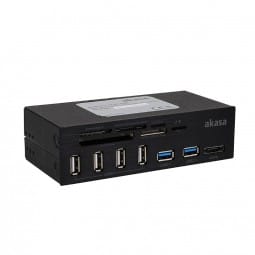 Akasa AK-HC-05BKV2 Internal 6-Port Card Reader 5