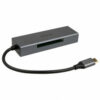 Akasa USB 3.2 Gen1 Type-C 3-in-1 Card Reader - silber