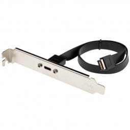 InLine Slotblende USB Typ-C zu USB 3.1 Frontpanel Key-A intern