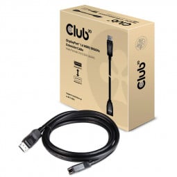 Club 3D DisplayPort 1.4 HBR3 8K60Hz Verlängerungskabel Stecker/Buchse - 2m