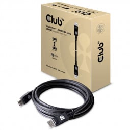 Club 3D DisplayPort 1.4 HBR3 8K60Hz DSC 1.2 Kabel Stecker/Stecker - 3m