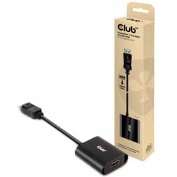 Club 3D DisplayPort 1.4 auf HDMI 2.1 4K120Hz HDR aktiver Adapter Stecker/Buchse