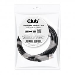 Club 3D DisplayPort 1.4 HBR3 8K60Hz DSC 1.2 Kabel Stecker/Stecker - 2m
