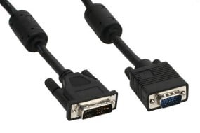 InLine DVI-A Anschlusskabel auf 15pol HD Stecker VGA - 2m