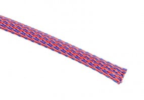 Techflex Flexo PET Sleeve 6mm - blue/red