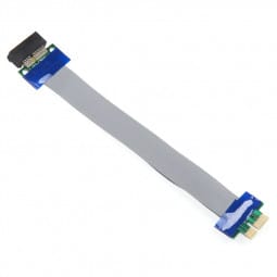 Kolink PCI-E x1 auf x1 Riser Flachband-Kabel