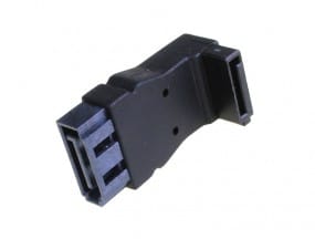 InLine SATA Adapter Stecker/Buchse gewinkelt oben