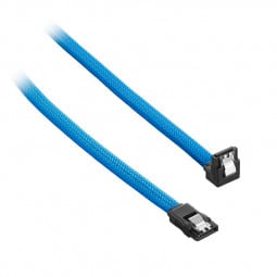 CableMod ModMesh Right Angle SATA 3 Cable 30cm - hellblau