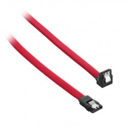 CableMod ModMesh Right Angle SATA 3 Cable 30cm - rot