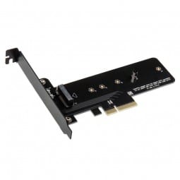 Akasa M.2 X4 PCI-E Adapter Karte - schwarzes PCB
