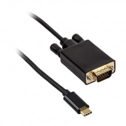 Akasa Typ C Adapter Kabel auf VGA - schwarz