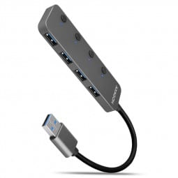 AXAGON HUE-MSA Superspeed USB-A Switch Hub