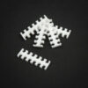 King Mod Service 12-Slot Kabelkamm 3mm klein - weiß - 5er Set
