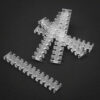 King Mod Service 24-Slot Kabelkamm 4mm groß - klar - 5er Set