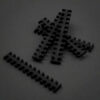 King Mod Service 24-Slot Kabelkamm 4mm groß - schwarz - 5er Set