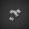 King Mod Service 4-Slot Kabelkamm 3mm klein - klar - 5er Set