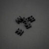 King Mod Service 4-Slot Kabelkamm 4mm groß - schwarz - 5er Set