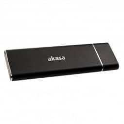 Akasa externes USB 3.1 M.2 SSD Aluminium Gehäuse - schwarz