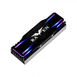 SilverStone SST-TP03-ARGB - M.2 SSD Kühler mit ARGB - schwarz