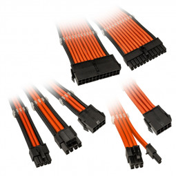 Kolink Core Adept Braided Cable Extension Kit - Orange