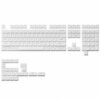 AKKO Shine-Through White Keycap Set - ASA Tastenprofil