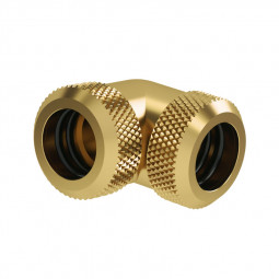 Barrow Multi-Link Adapter 90 Grad 12mm AD auf 12mm AD Hardtube - gold