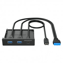 Graugear Multi Frontblende mit USB Hub