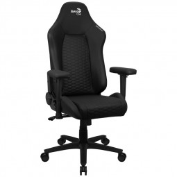 Aerocool Crown Leatherette All Black Gaming Stuhl