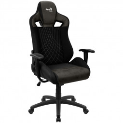 Aerocool EARL AeroSuede Gaming Stuhl - Iron Black