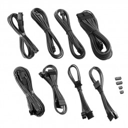 CableMod RT-Series Pro ModMesh 12VHPWR Dual Cable Kit für ASUS/Seasonic - carbon