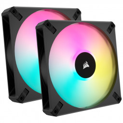 Corsair AF Elite Series RGB PWM Lüfter 2er Pack inkl. RGB-Controller - 140mm